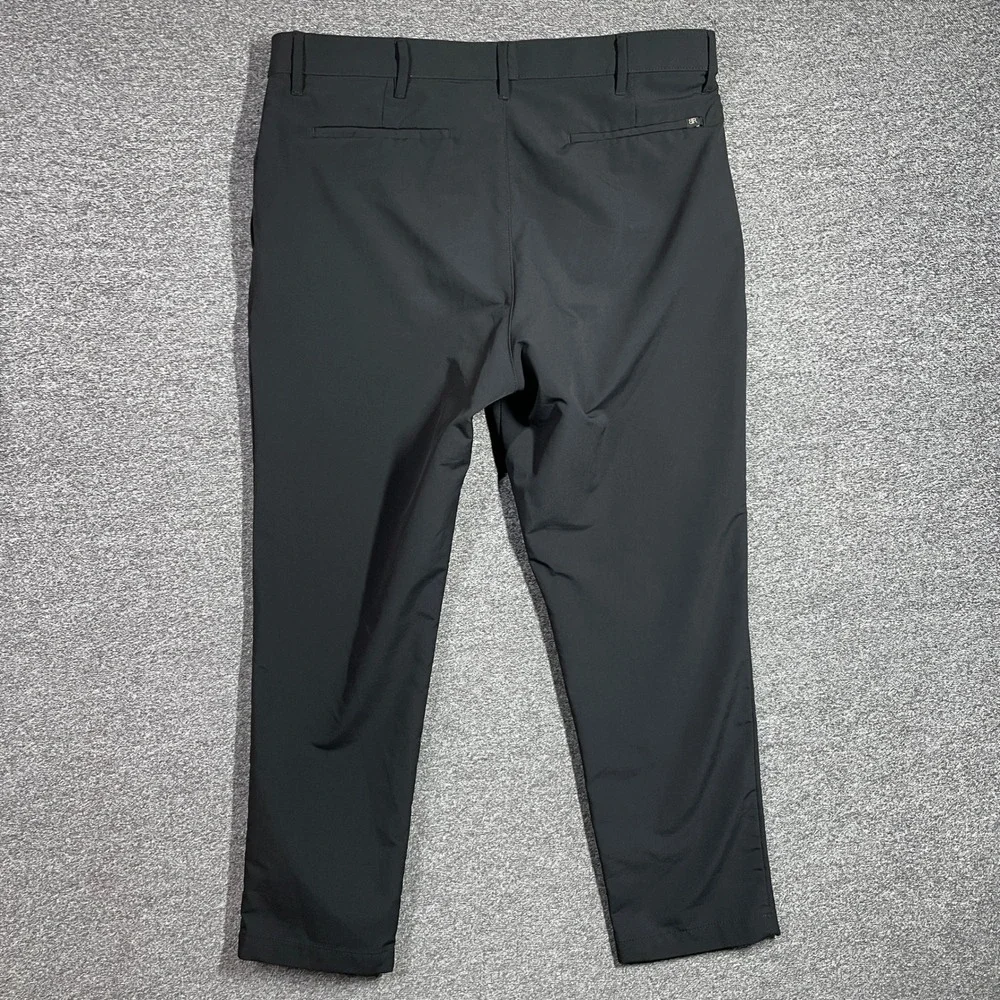 Banana Republic Mens Performance Chino Pants Black 36x29 Technical Travel Pant
